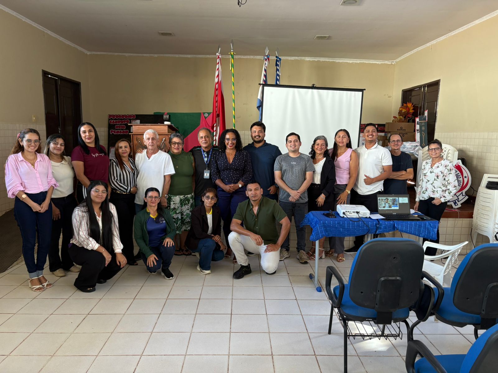 Gestores do Centro Educacional Six Sigma Tapajós participam de treinamento sobre o Censo Escolar em Óbidos